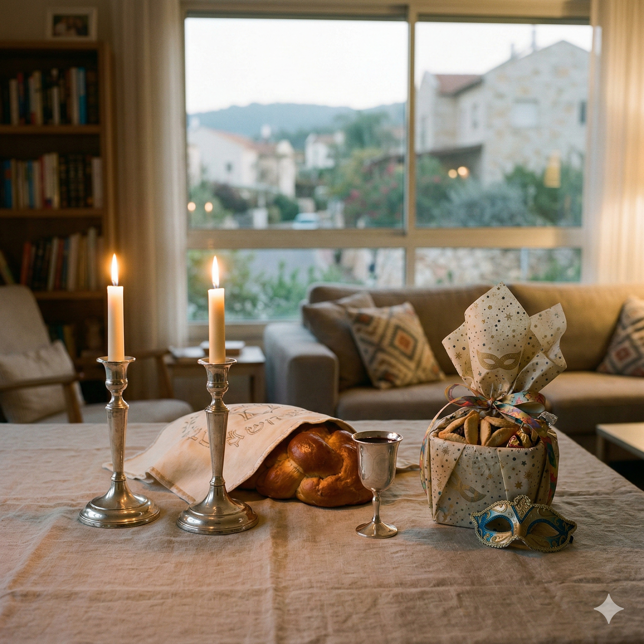 תמונה של שבת שלום נוצר על ידי ai